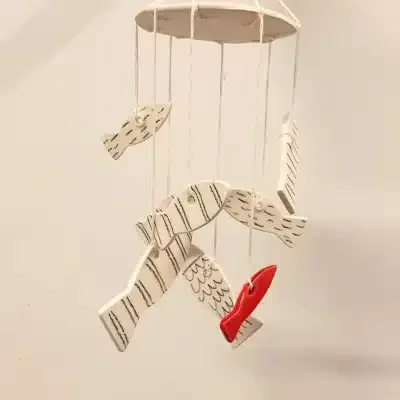 Black and white fish